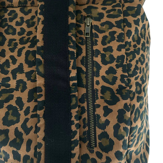 Clovelly Backpack - Brown Leopard Print