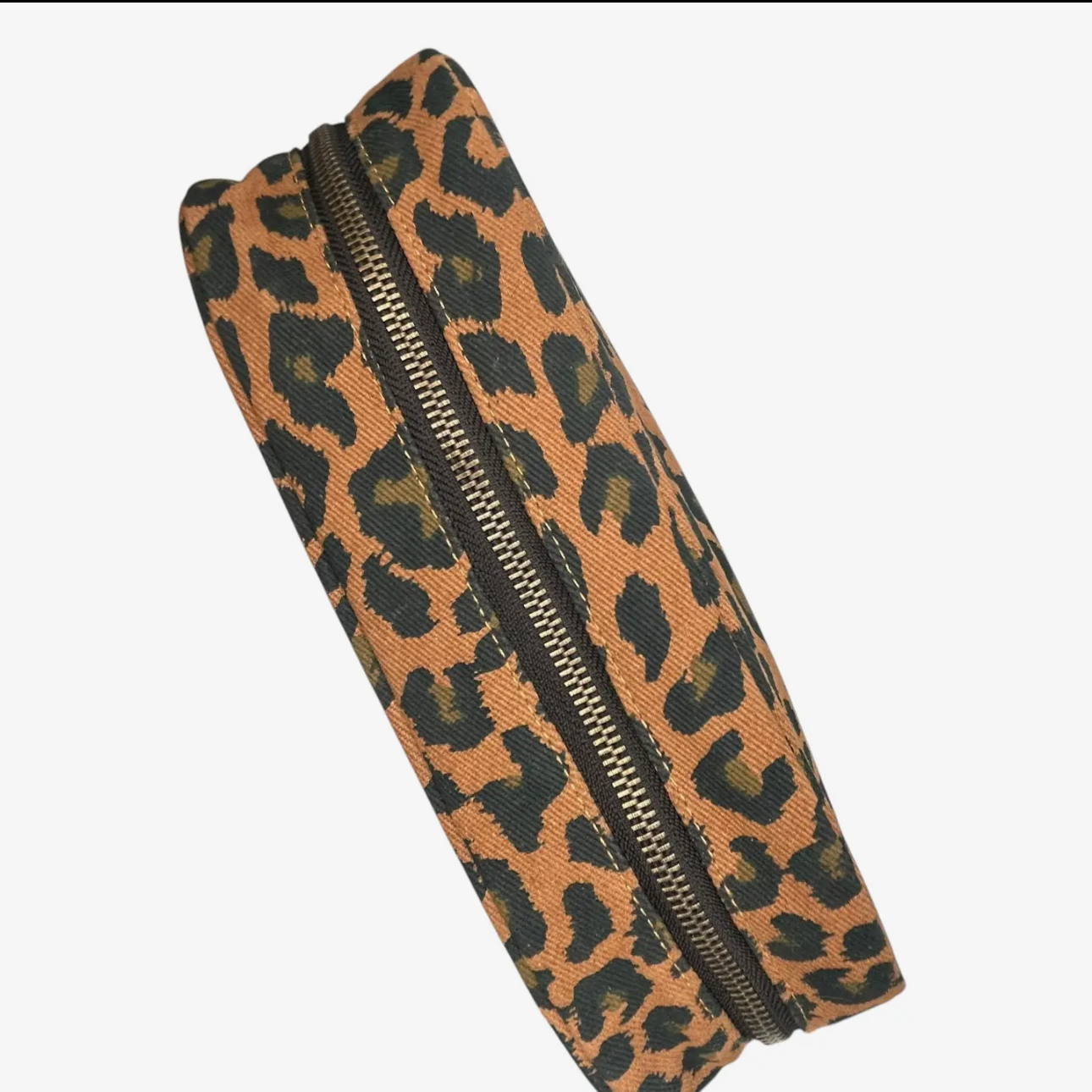 Large Leopard Print Makeup Bag