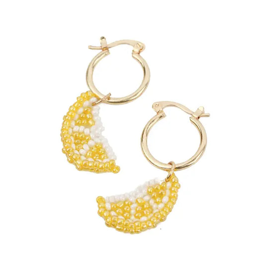 Lemon Slice Earrings