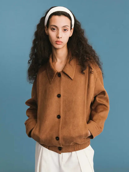Cubic Suede Jacket