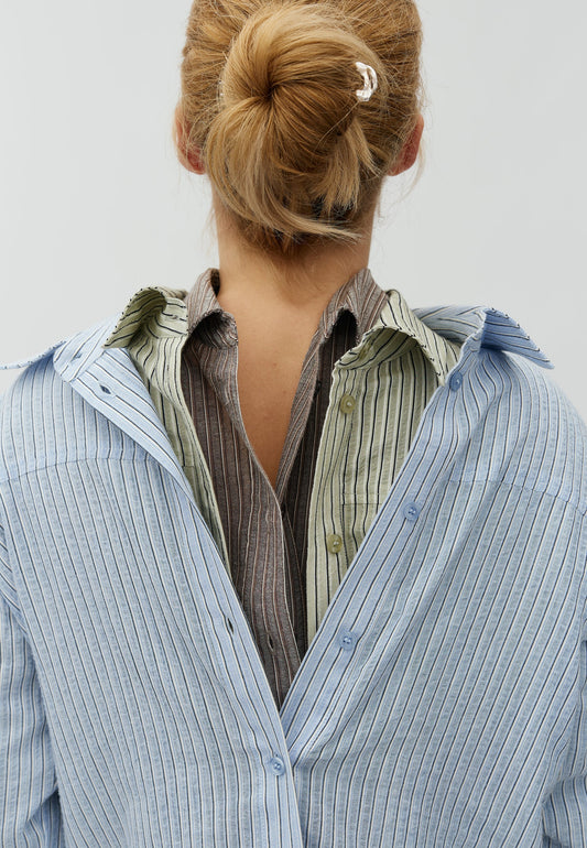 KRETINA-M Shirt - Green Stripe