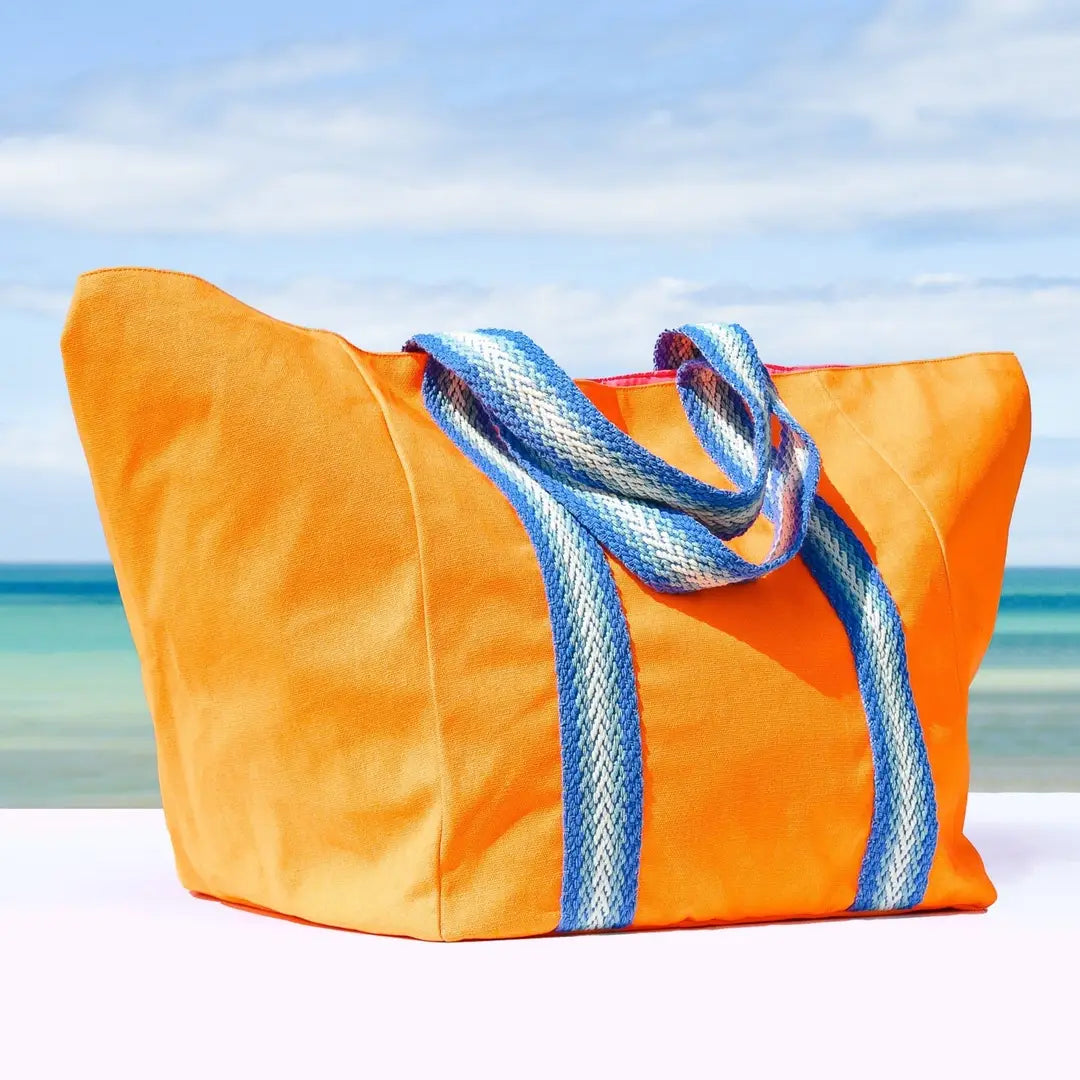 Orange Beach Bag