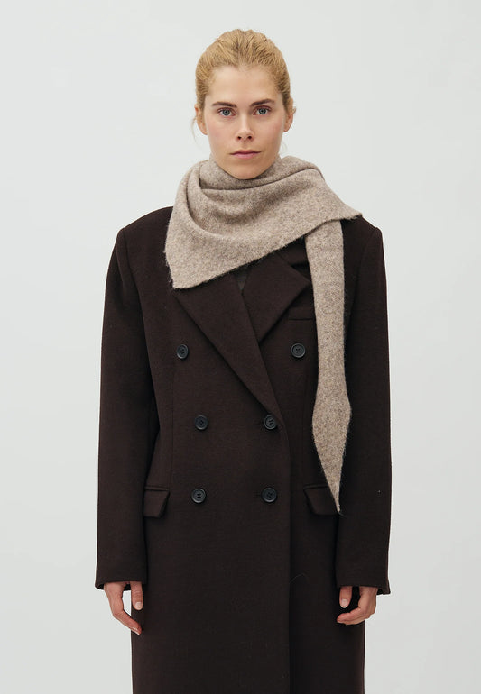 SEVYN M SCARF - GREIGE