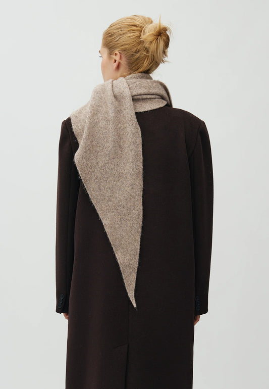 SEVYN M SCARF - GREIGE