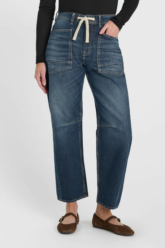 Madie balloon jeans - Dark Blue