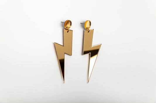 Statement Lightning Bolt Earrings