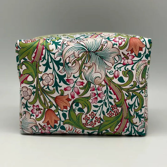William Morris Zip Pouch Cosmetic Toiletries Bag