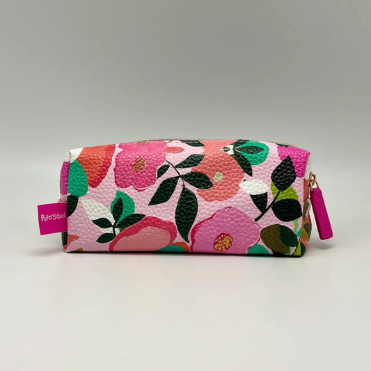 Zip Pouch Cosmetic Toiletries Flower Bag