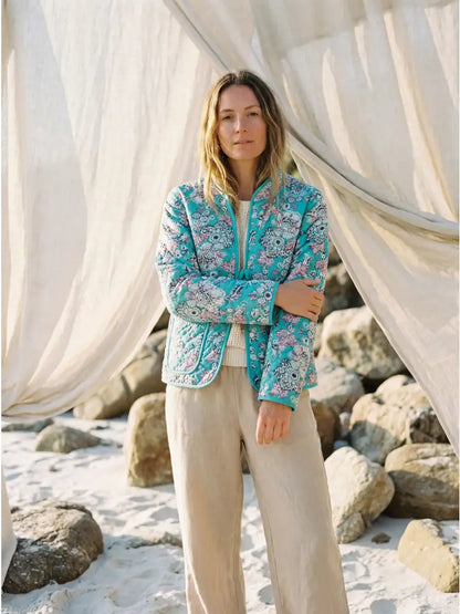 Reversible Jacket - Blue & Pink