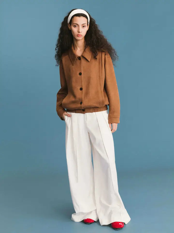 Cubic Suede Jacket
