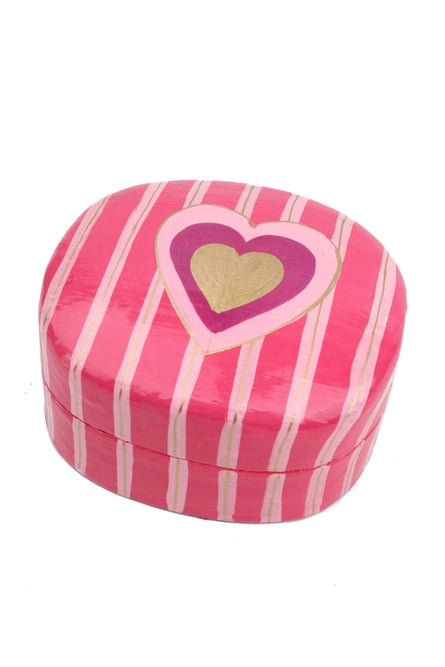 Heart Trinket Box ( PINK )