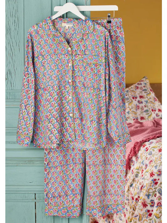 Taruni Block Print Long Pyjamas
