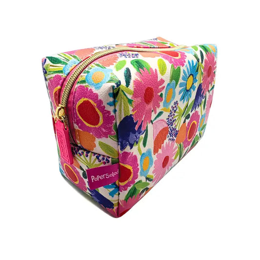 Cosmetic Bag Toiletries Large Flowers