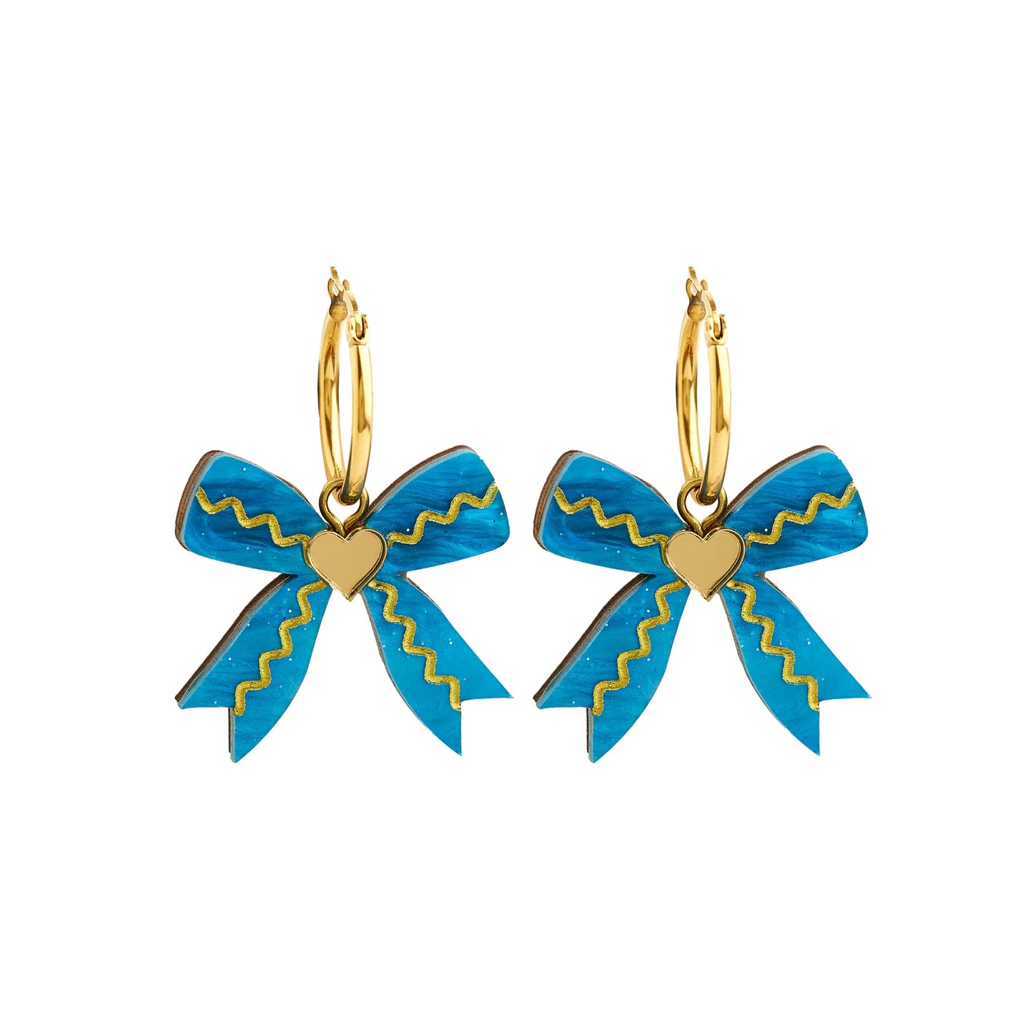 Bow Hoop Earrings