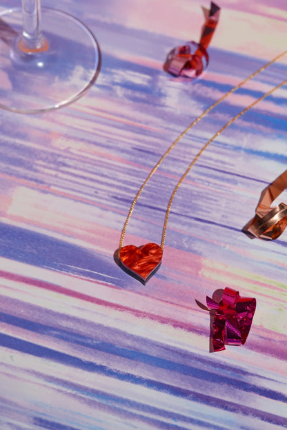 Reversible Heart Necklace