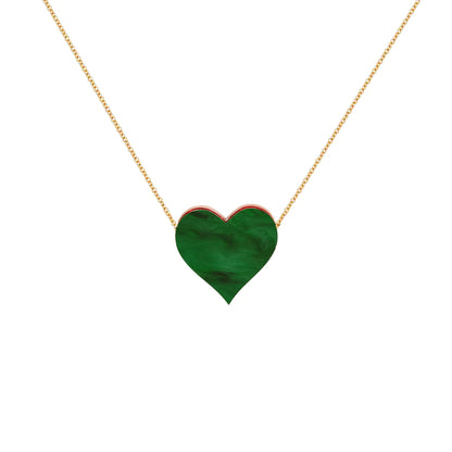Reversible Heart Necklace