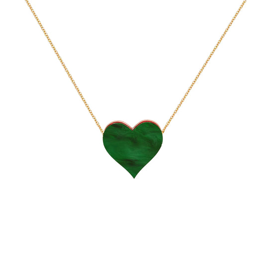 Reversible Heart Necklace
