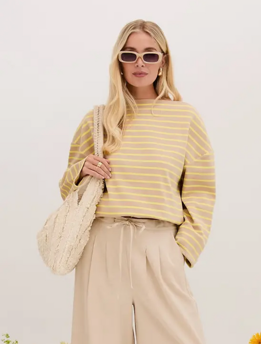 Eleanor Long Sleeve Stripe Top