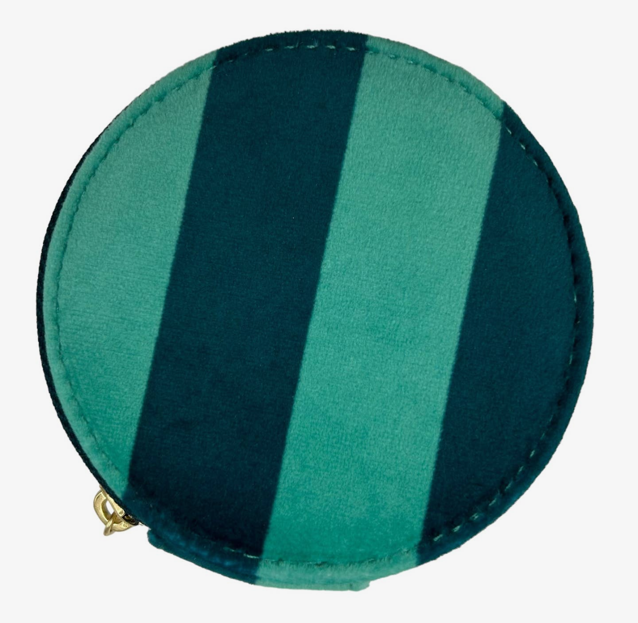 Jewellery Travel Pot - Teal Stripe