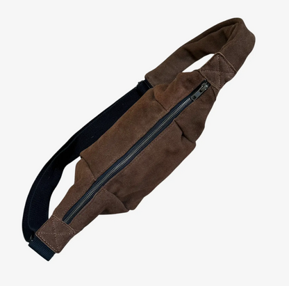 Brixton Cross Body Sling Bag - Brown Suede - Small