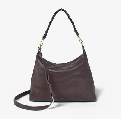 Hallie Slouch Crossbody - Brown Leather