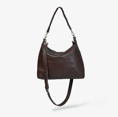 Hallie Slouch Crossbody - Brown Leather