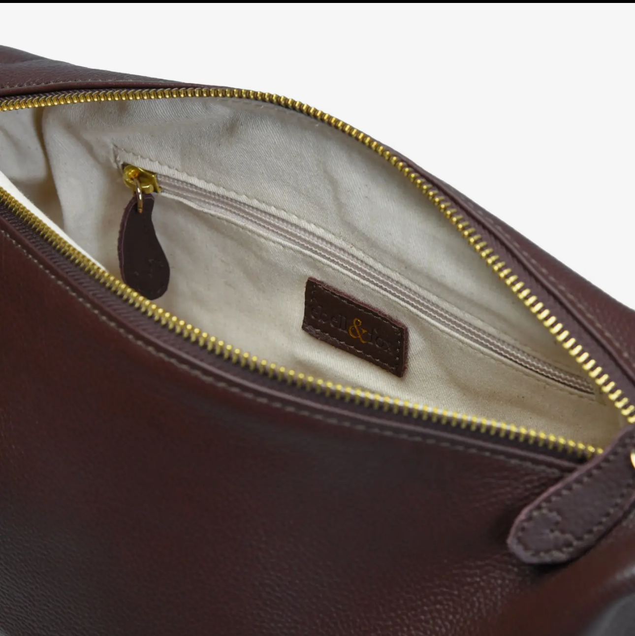 Hallie Slouch Crossbody - Brown Leather