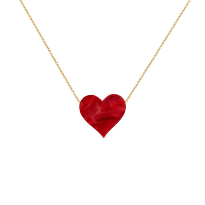 Reversible Heart Necklace