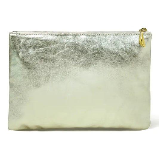 LILY Pouch in Gold Foil