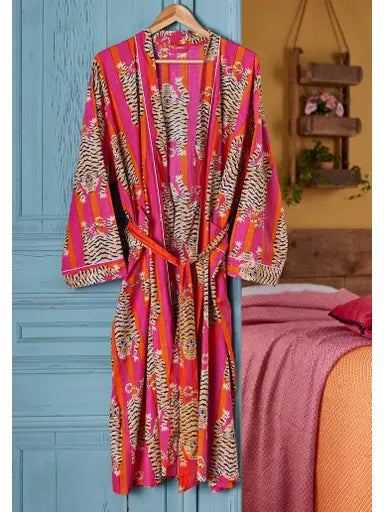 Tiger Stripe Dressing Gown