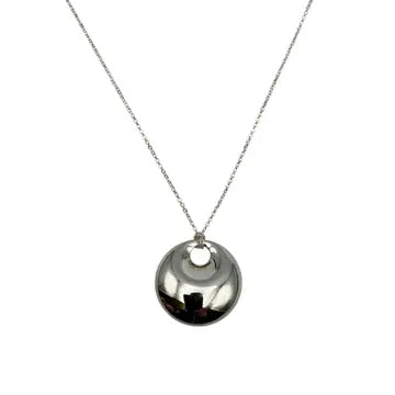 Retro Silver Pendant on an Extendable Chain