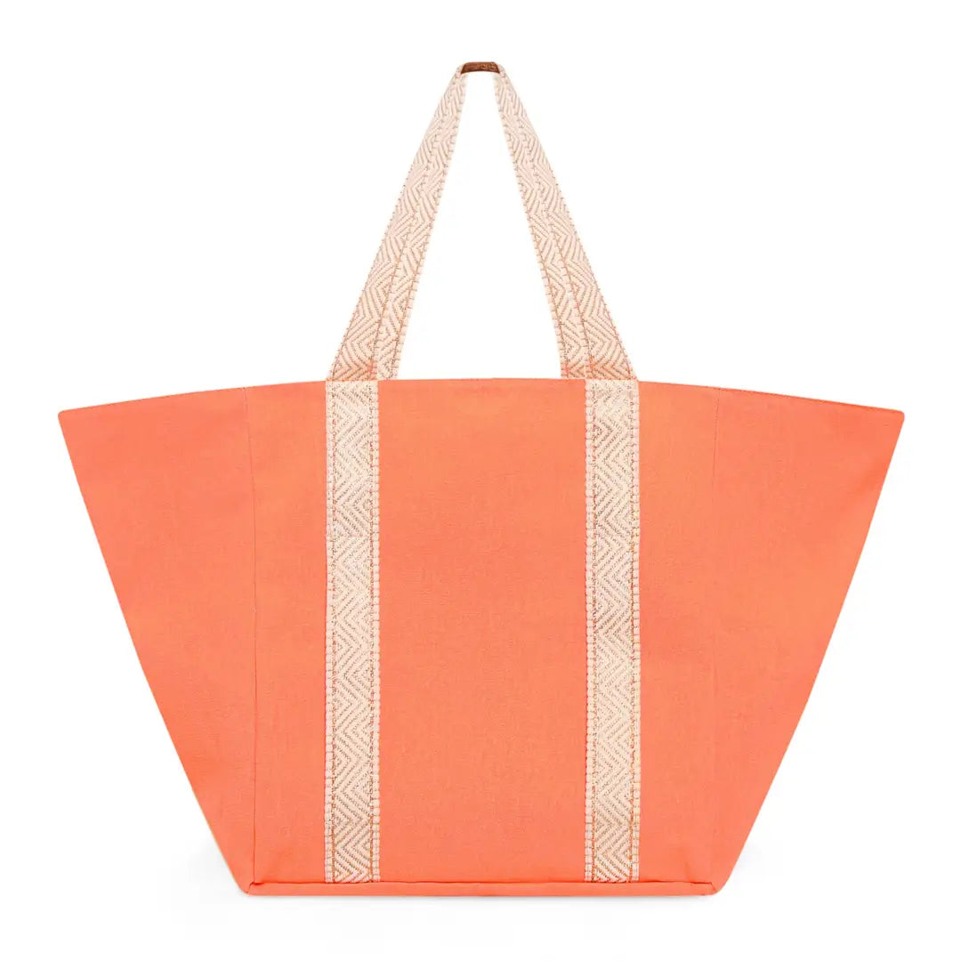 Orange & Gold Beach Bag