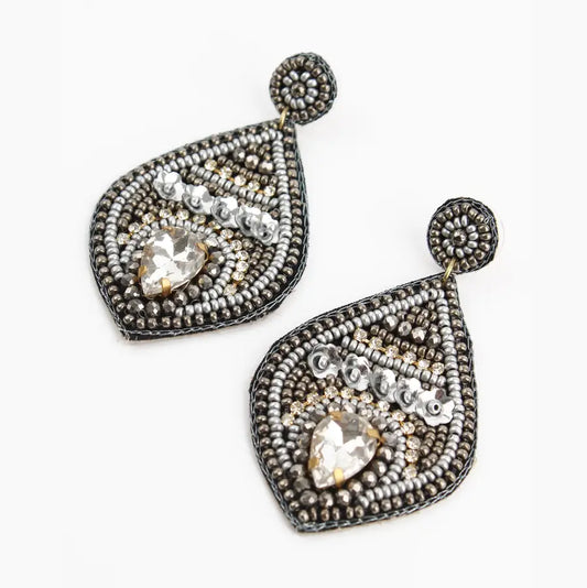 Silver Teardrop Earrings