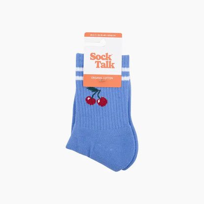 Cherry Organic Cotton Sports in Blue
