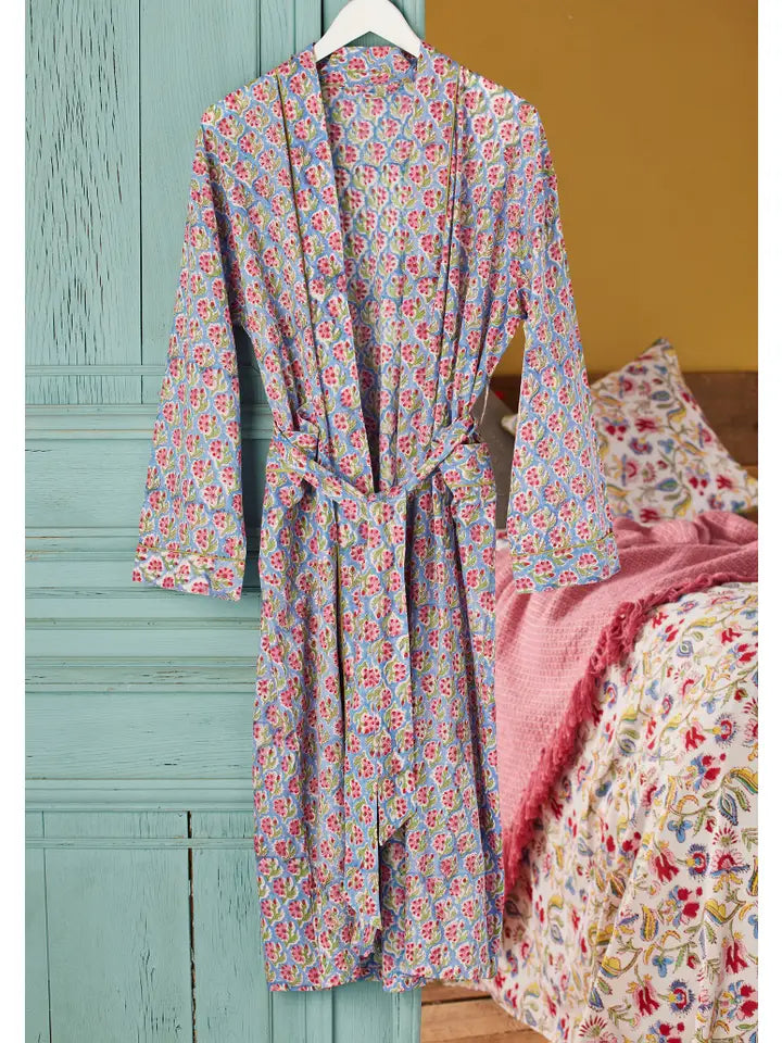 Taruni Block Print Dressing Gown