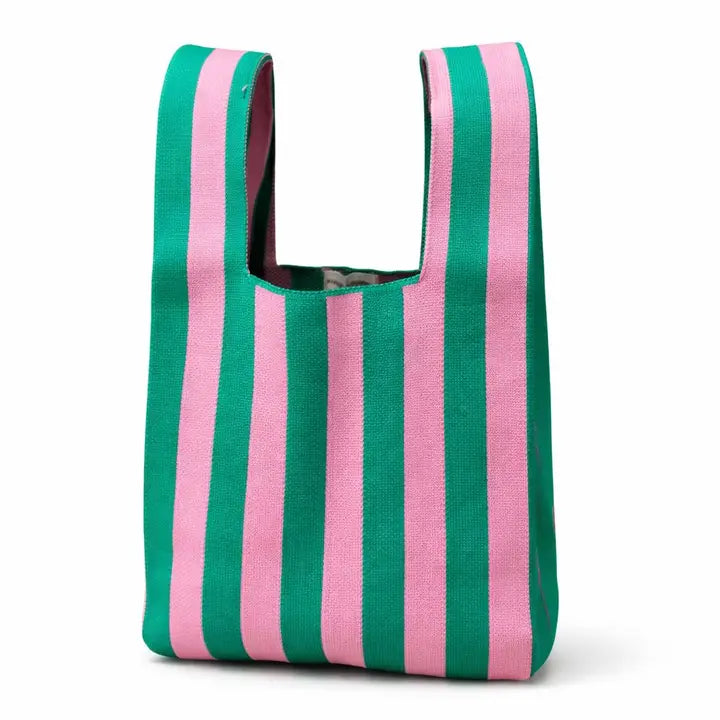 Stripe Knitted Bag - Medium